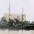 3 Masted Barque at Carsons Wharf